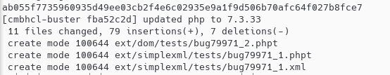 php 7.3.33 update
